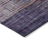 Addison Chantille ACN2149 Geometric Machine Made Transitional Plum Rug
