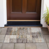 Addison Chantille ACN2149 Geometric Machine Made Transitional Taupe Rug