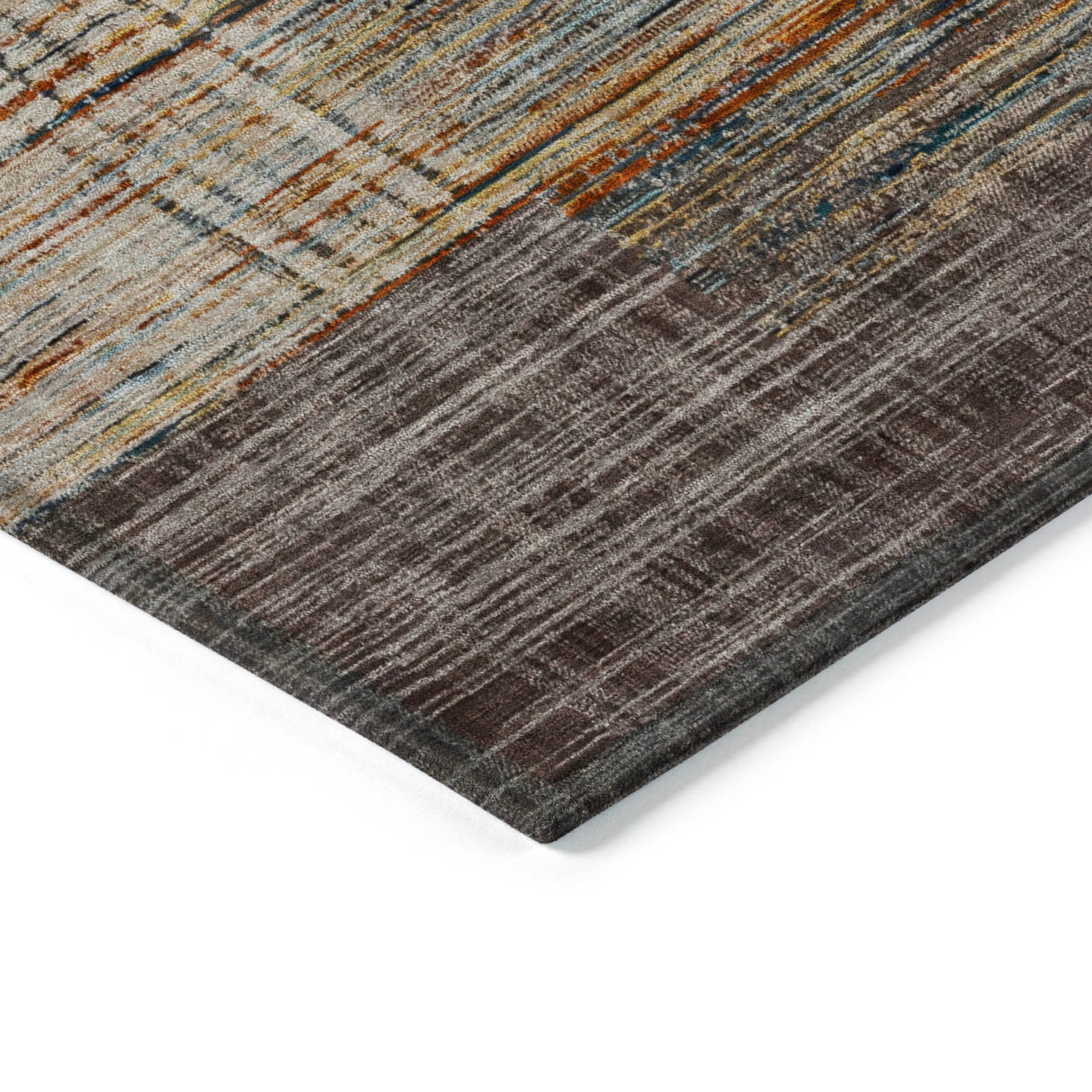 Addison Chantille ACN2149 Geometric Machine Made Transitional Taupe Rug