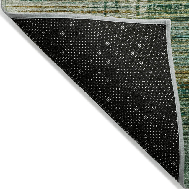 Addison Chantille ACN2149 Geometric Machine Made Transitional Teal Rug