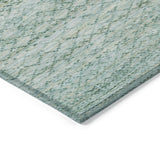 Addison Chantille ACN2150 Stripes Machine Made Transitional Aqua Rug