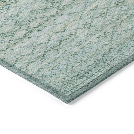 Addison Chantille ACN2150 Stripes Machine Made Transitional Aqua Rug