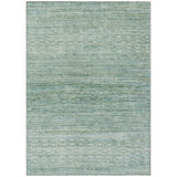 Addison Chantille ACN2150 Stripes Machine Made Transitional Aqua Rug