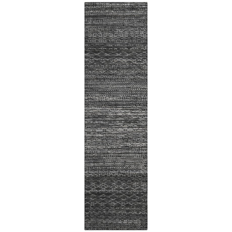 Addison Chantille ACN2150 Stripes Machine Made Transitional Charcoal Rug