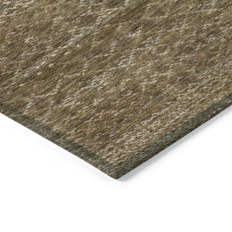 Addison Chantille ACN2150 Stripes Machine Made Transitional Chocolate Rug