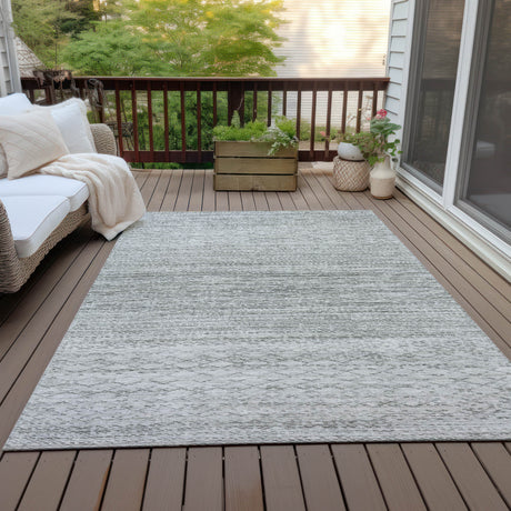 Addison Chantille ACN2150 Stripes Machine Made Transitional Gray Rug