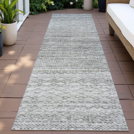 Addison Chantille ACN2150 Stripes Machine Made Transitional Gray Rug