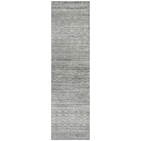 Addison Chantille ACN2150 Stripes Machine Made Transitional Gray Rug