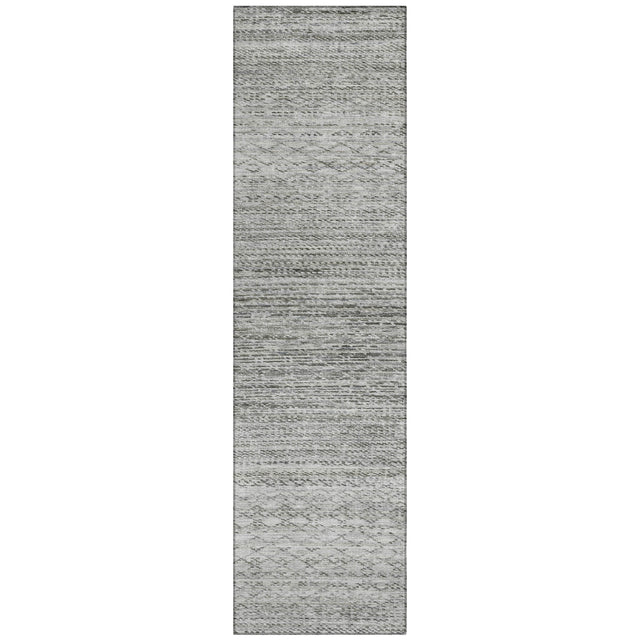 Addison Chantille ACN2150 Stripes Machine Made Transitional Gray Rug