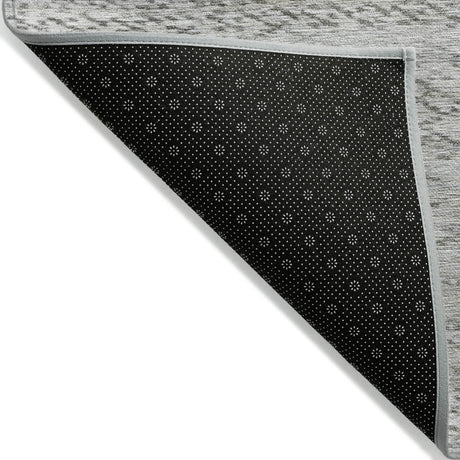 Addison Chantille ACN2150 Stripes Machine Made Transitional Gray Rug