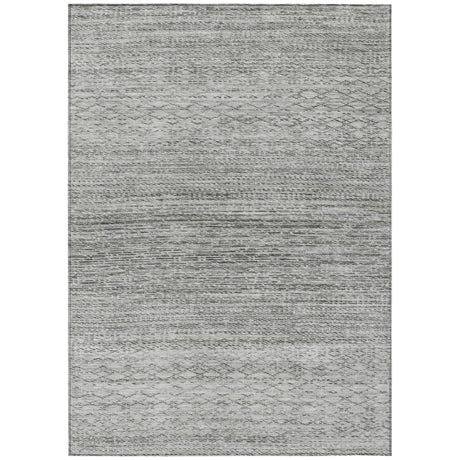 Addison Chantille ACN2150 Stripes Machine Made Transitional Gray Rug