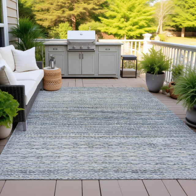 Addison Chantille ACN2150 Stripes Machine Made Transitional Linen Rug