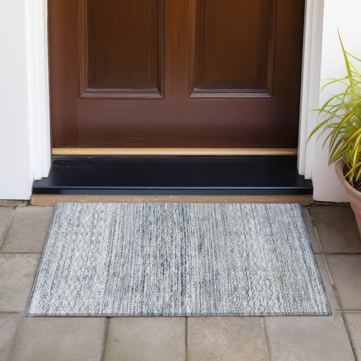 Addison Chantille ACN2150 Stripes Machine Made Transitional Linen Rug