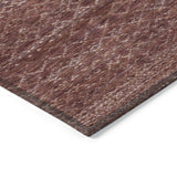 Addison Chantille ACN2150 Stripes Machine Made Transitional Merlot Rug