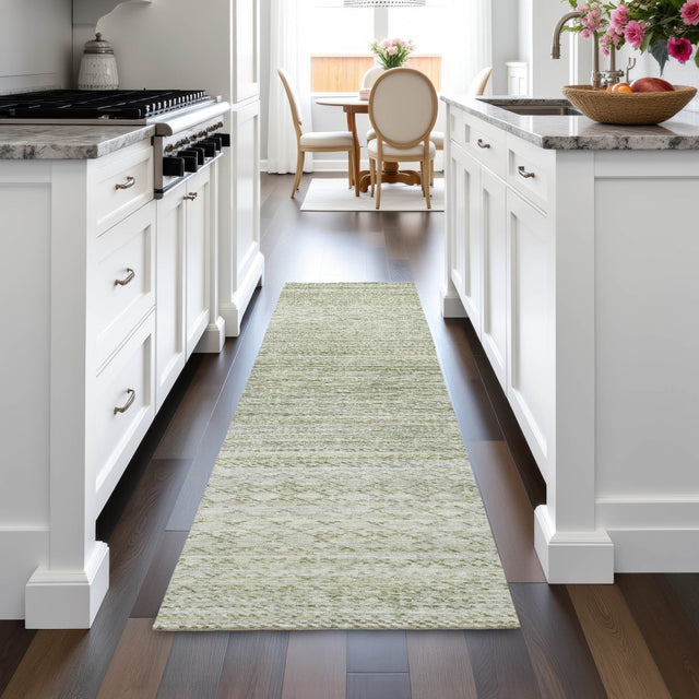Addison Chantille ACN2150 Stripes Machine Made Transitional Sage Rug