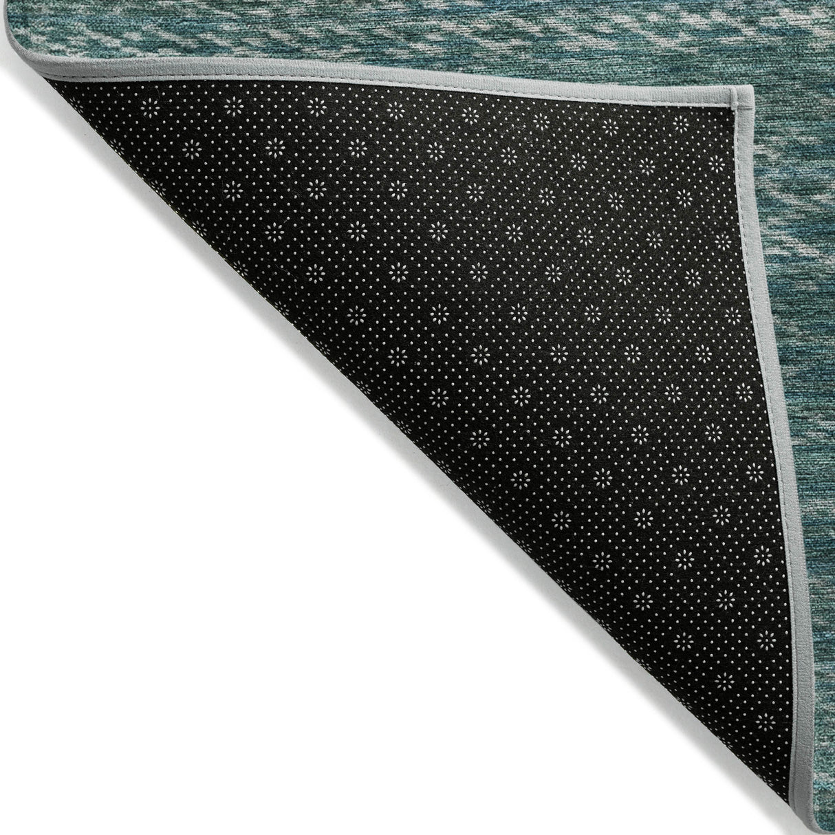 Addison Chantille ACN2150 Stripes Machine Made Transitional Teal Rug