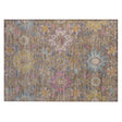 Addison Chantille ACN2151 Medallions Machine Made Traditional Mocha Rug
