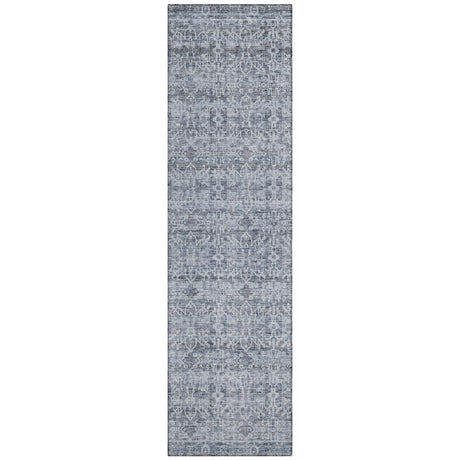 Addison Chantille ACN2152 Stripes Machine Made Transitional Blue Rug