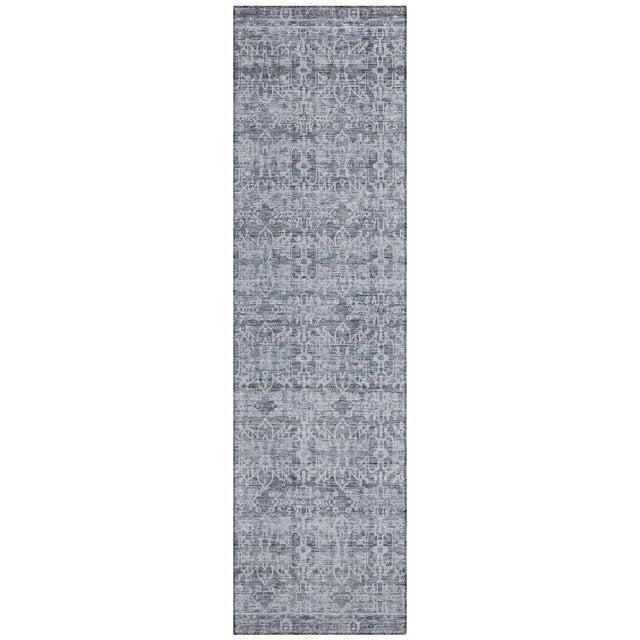Addison Chantille ACN2152 Stripes Machine Made Transitional Blue Rug