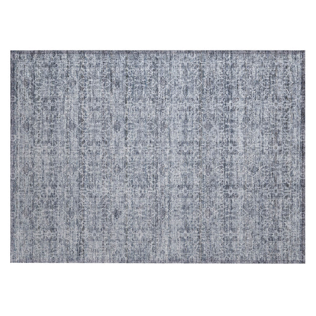 Addison Chantille ACN2152 Stripes Machine Made Transitional Blue Rug