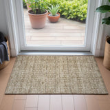 Addison Chantille ACN2152 Stripes Machine Made Transitional Brown Rug