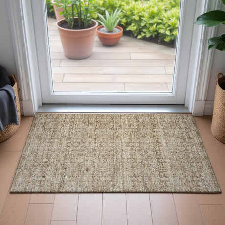 Addison Chantille ACN2152 Stripes Machine Made Transitional Brown Rug