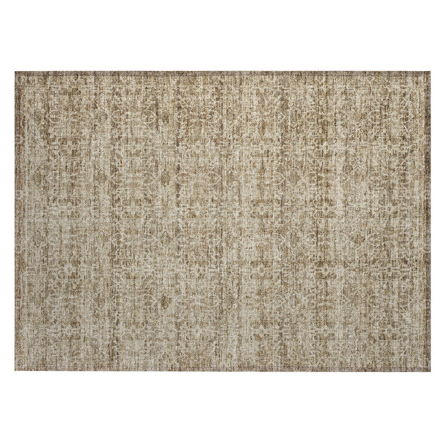 Addison Chantille ACN2152 Stripes Machine Made Transitional Brown Rug