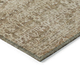 Addison Chantille ACN2152 Stripes Machine Made Transitional Brown Rug