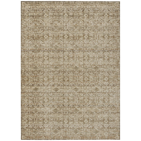 Addison Chantille ACN2152 Stripes Machine Made Transitional Brown Rug