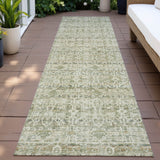 Addison Chantille ACN2152 Stripes Machine Made Transitional Sage Rug