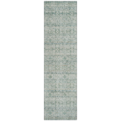 Addison Chantille ACN2152 Stripes Machine Made Transitional Teal Rug