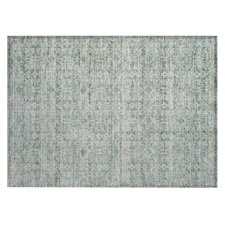 Addison Chantille ACN2152 Stripes Machine Made Transitional Teal Rug