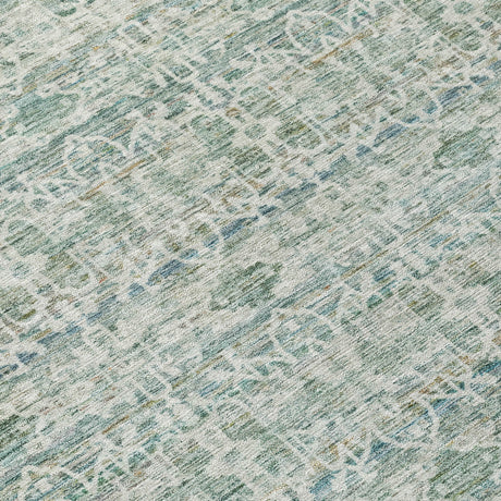 Addison Chantille ACN2152 Stripes Machine Made Transitional Teal Rug