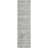 Addison Chantille ACN2154 Stripes Machine Made Transitional Aqua Rug