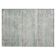 Addison Chantille ACN2154 Stripes Machine Made Transitional Aqua Rug