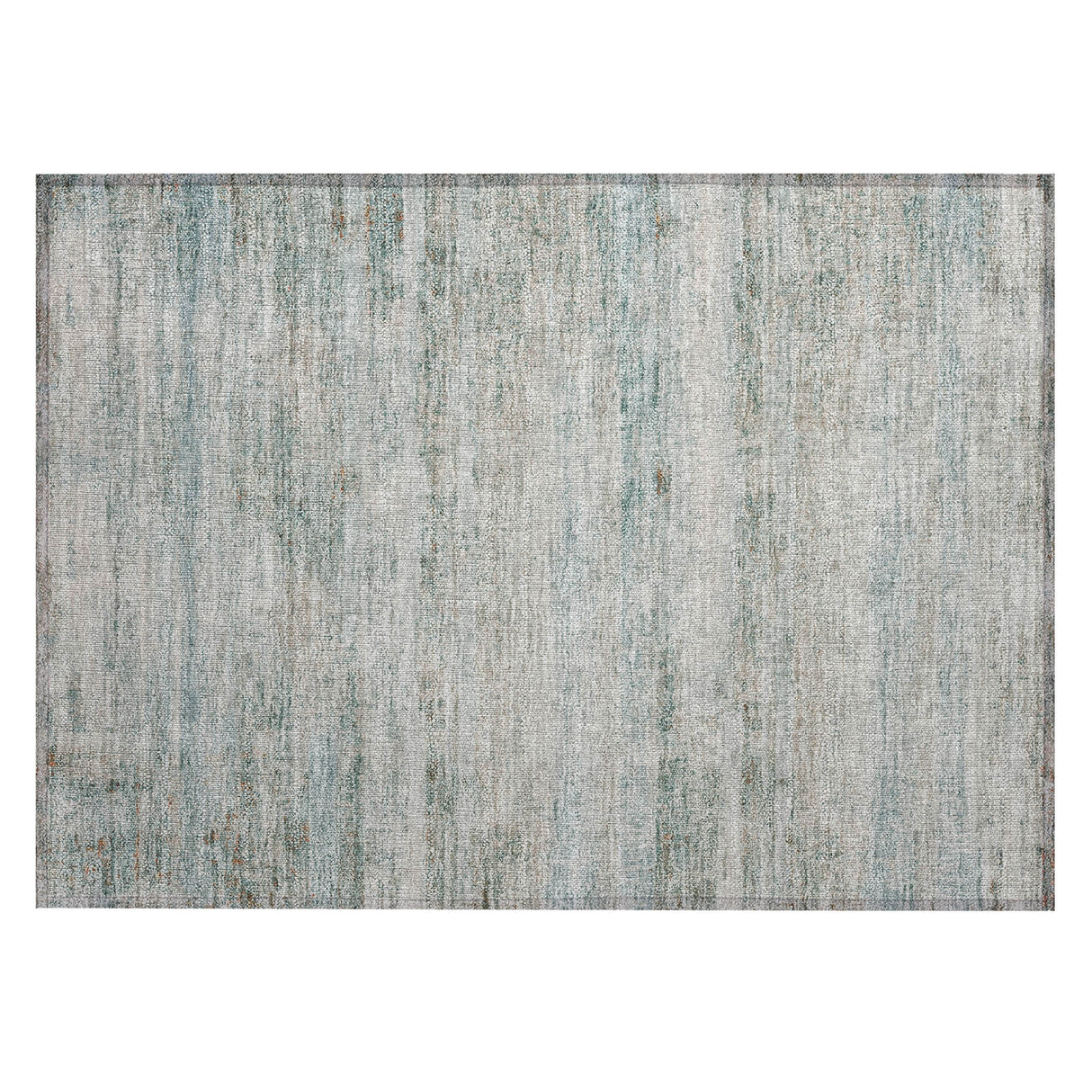 Addison Chantille ACN2154 Stripes Machine Made Transitional Aqua Rug