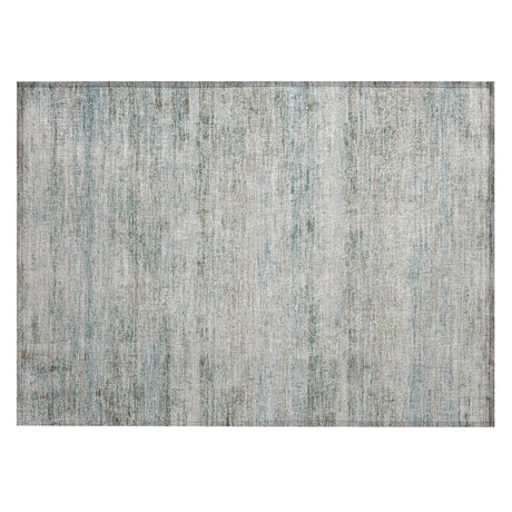 Addison Chantille ACN2154 Stripes Machine Made Transitional Aqua Rug