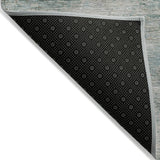 Addison Chantille ACN2154 Stripes Machine Made Transitional Aqua Rug