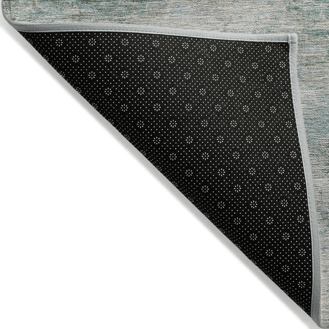 Addison Chantille ACN2154 Stripes Machine Made Transitional Aqua Rug