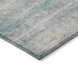 Addison Chantille ACN2154 Stripes Machine Made Transitional Aqua Rug