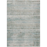 Addison Chantille ACN2154 Stripes Machine Made Transitional Aqua Rug