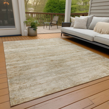 Addison Chantille ACN2154 Stripes Machine Made Transitional Brown Rug