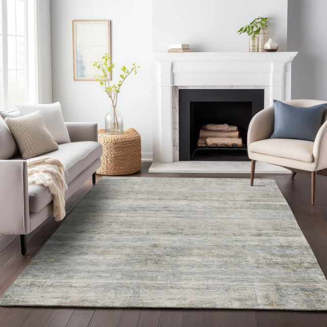 Addison Chantille ACN2154 Stripes Machine Made Transitional Granite Rug