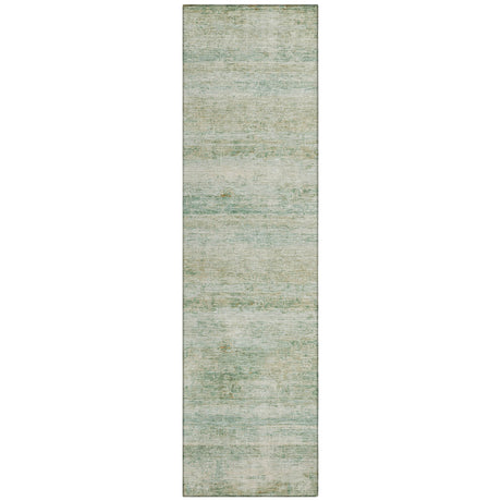 Addison Chantille ACN2154 Stripes Machine Made Transitional Green Rug