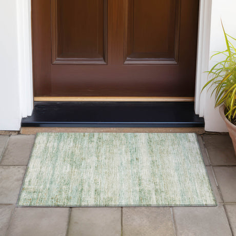 Addison Chantille ACN2154 Stripes Machine Made Transitional Green Rug