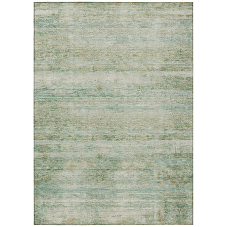Addison Chantille ACN2154 Stripes Machine Made Transitional Green Rug
