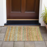 Addison Chantille ACN2155 Stripes Machine Made Transitional Coral Rug