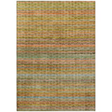Addison Chantille ACN2155 Stripes Machine Made Transitional Coral Rug