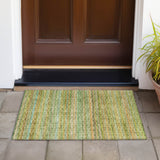 Addison Chantille ACN2155 Stripes Machine Made Transitional Green Rug