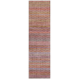 Addison Chantille ACN2155 Stripes Machine Made Transitional Pink Rug